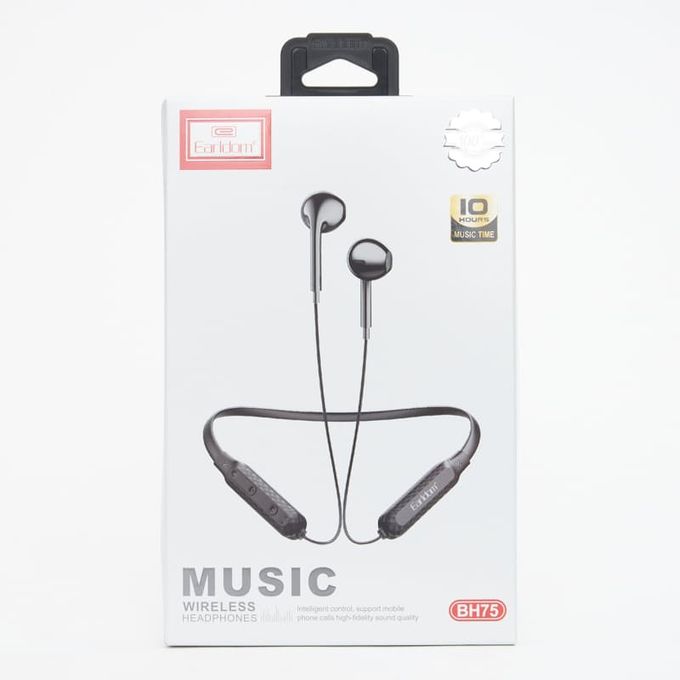 Earldom Intelligent Control Wireless Headphones BH75 - Black