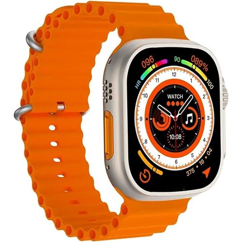 T900 Ultra Smart Watch 49mm - Wireless Charging - Orange